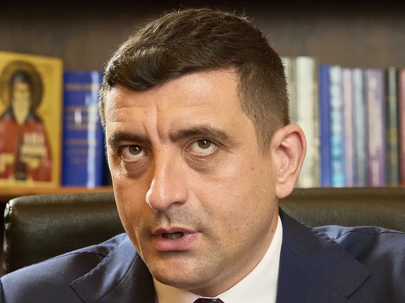 George Simion, discurs din birou - Foto: INQUAM PHOTOS/Profimedia Images