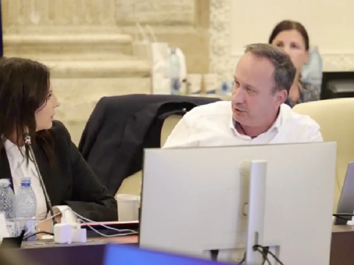 Adrian Câciu la comisia pentru bugetul Ministerului Transporturilor - Foto: captură Digisport