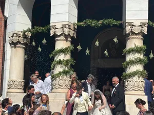 FOTO Cum a apărut Gigi Becali la nunta Kirei Hagi! Patronul FCSB-ului a spus că ”nu mai merge la distracții”