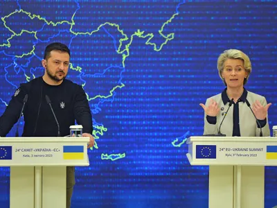 Zelenski și Von der Leyen - Foto: Profimedia Images