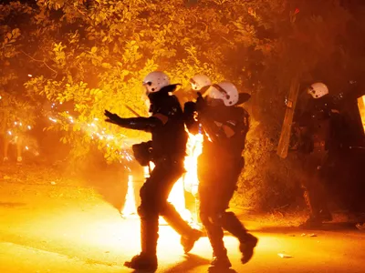Serbia: 42 de persoane au fost arestate după o manifestaţie împotriva guvernului la Novi Sad- Foto: Profimedia Images