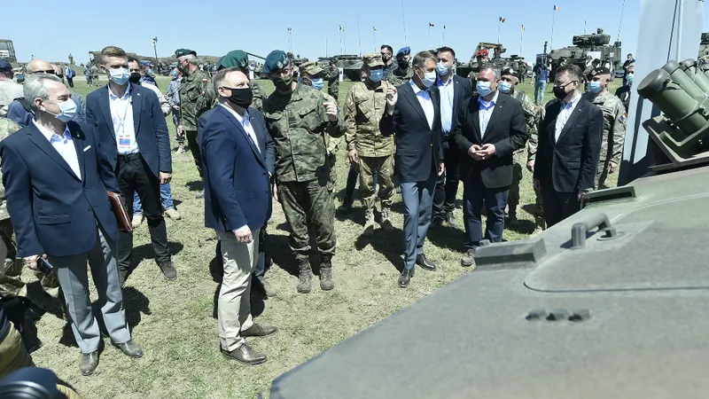 Un mesaj pentru Rusia: Occidentul e aici. Iar România se află în prima linie construită de NATO/FOTO: presidency.ro