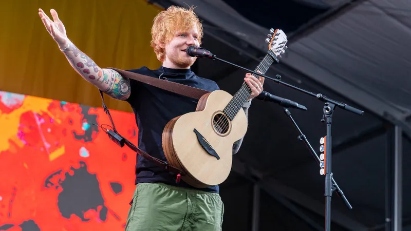 Ed Sheeran prins de poliție pentru că, cânta pe stradă! Agenții i-au tras de cabluri - Foto: Profimedia Images (imagine cu rol ilustrativ)