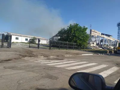 Baza Wagner se afla pe stadionul din Kadiivka. / Foto: Армія FM, Twitter