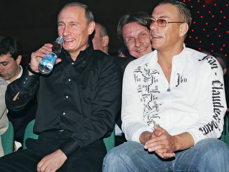 Van Damme, alături de Putin în 2007 - FOTO: PROFIMEDIA