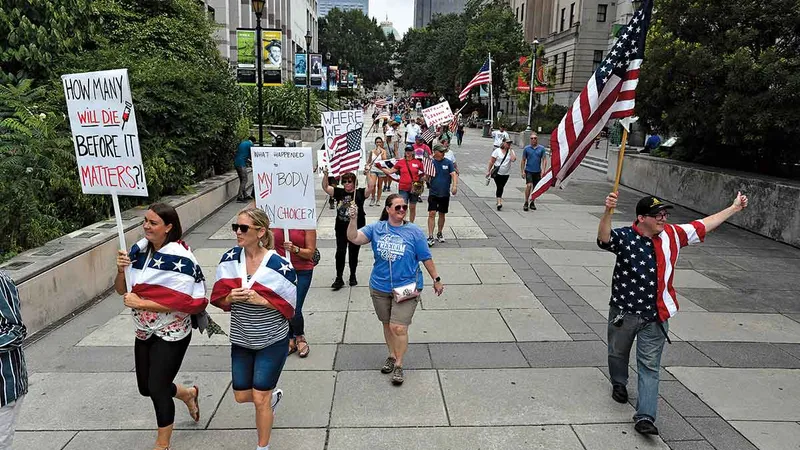 Antivacciniști din Raleigh, Carolina de Nord