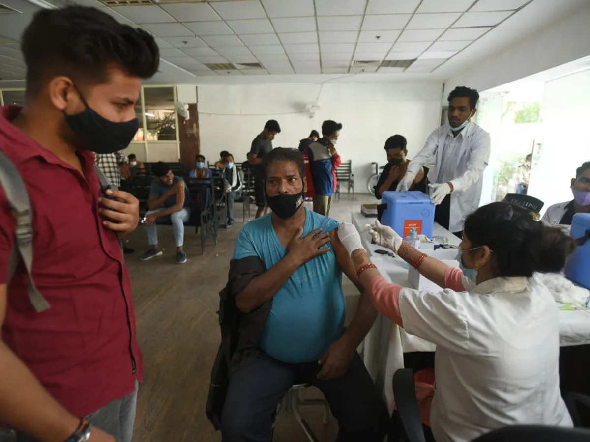 India a început o campanie susținută de vaccinare Foto: Gettyimages