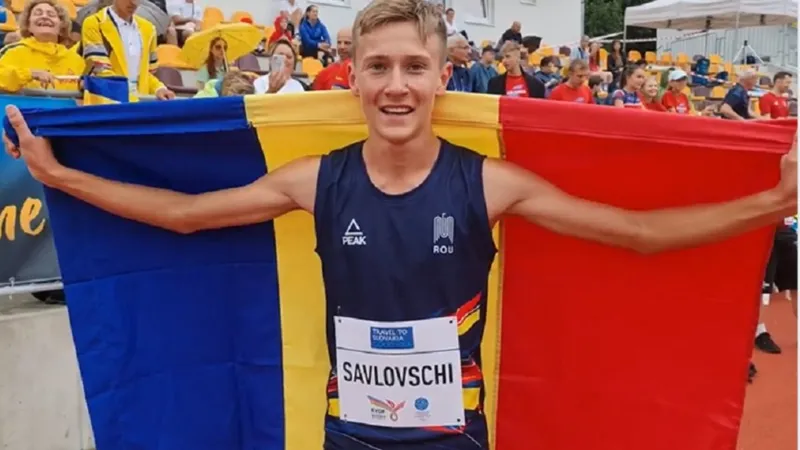 Alin Șavlovschi a câștigat medalia de aur la 2000 m obstacole - Foto: Facebook