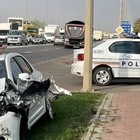 Accident, între două mașini de poliție. Una a ajuns în șanț, alta pe contrasens - Foto: Facebook/Stirea De Iasi