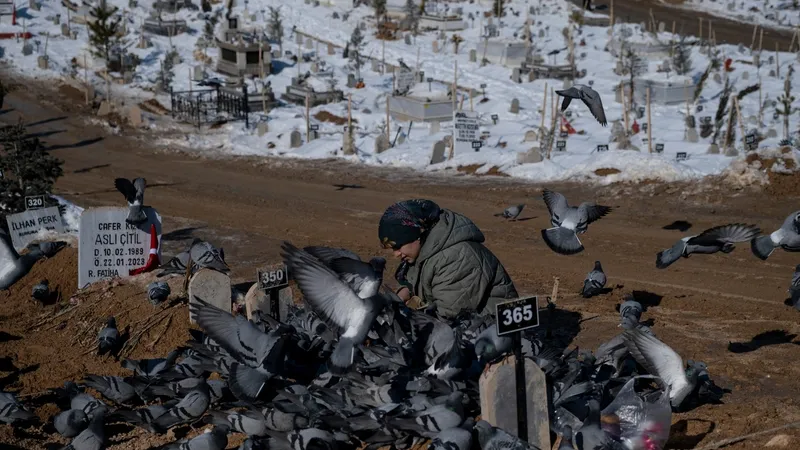 În zonele distruse de cutremure din Turcia și Siria nu mai sunt locuri în cimitire și sicrie - Foto: Profimedia