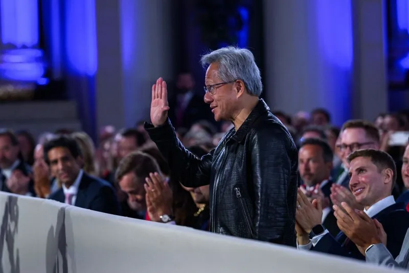 Jensen Huang, bosul Nvidia, la White House AI Forum AI - Foto: Profimedia Images
