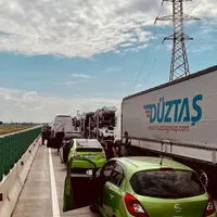 Cozi kilometrice înainte de vămile din sud și vest Foto: Facebook/Forum Grecia