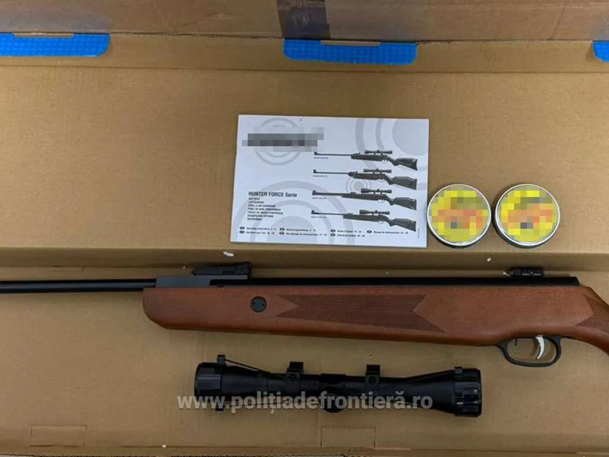 Armă - Foto: Poliția de Frontieră