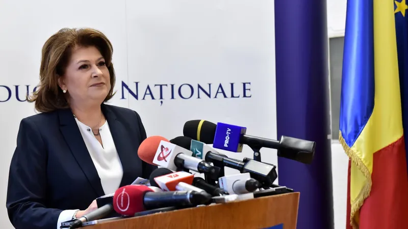 Ministrul interimar al Educației, Rovana Plumb, nu știe cât plătește de la buget pentru un elev Foto: Facebook Ministerul Educației