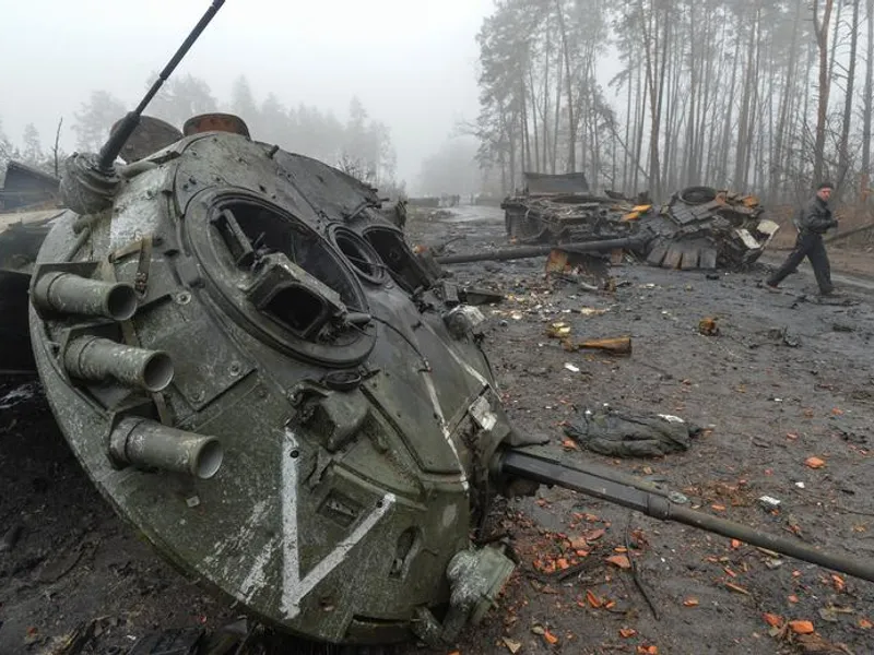 Aproximativ 18.300 de soldați ruși uciși, 647 tancuri distruse, 373 aeronave de război/FOTO: Reuters