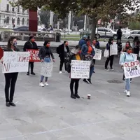 Protest al feministelor, duminică, în Capitală. Sursa foto: Facebook Feminism România