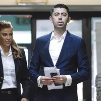 PÂRĂ   Frații penali Vlad și Andreea Cosma; primul a turnat inclusiv în legătură cu vizita în România a fostului premier britanic  Tony Blair - Foto: INQUAM PHOTOS/ Octav Ganea