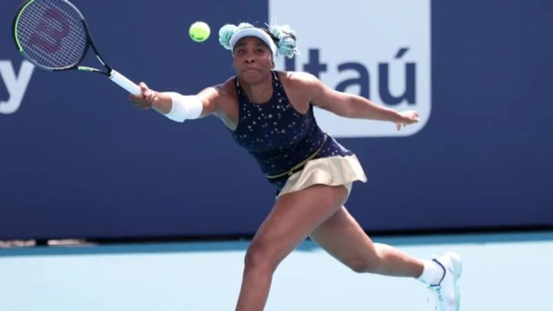 Jucătoarea americană de tenis Venus Williams a fost eliminată din primul tur al turneului WTA de la Miami. / Foto: deccanherald.com