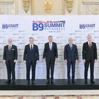Iohannis: A avut loc un schimb de opinii „de substanţă" între liderii B9 privind securitatea. / Foto: presidency.ro