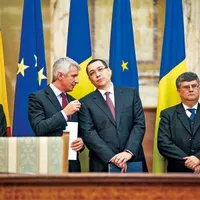 Victor Ponta, alături de un vechi prieten, actual dușman – ministrul de finanțe Orlando Teodorovici
