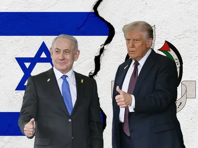 Premierul israelian, Benjamin Netanyahu și Donald Trump - Foto: Profimedia images
