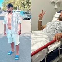 Nandito Badea (stânga) este unul dintre interlopii români care l-au înjughiat pe jurnalistul iranian Pouria Zeraati (dreapta) la Londra Foto: Facebook