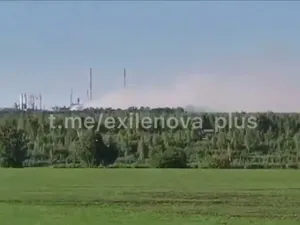 O dronă ucraineană a prococat un incendiu la o fabrică de azot aflată la 200 km de Moscova Foto: profimediaimages.ro