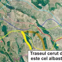 Traseul autostrăzii A8 ar putea fi deviat de pe ruta care le ameninţă casele localnicilor/FOTO: ziaruldeiasi.ro
