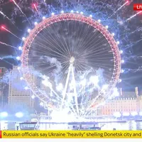 Spectacole de artificii de Revelion Foto: captură Sky News