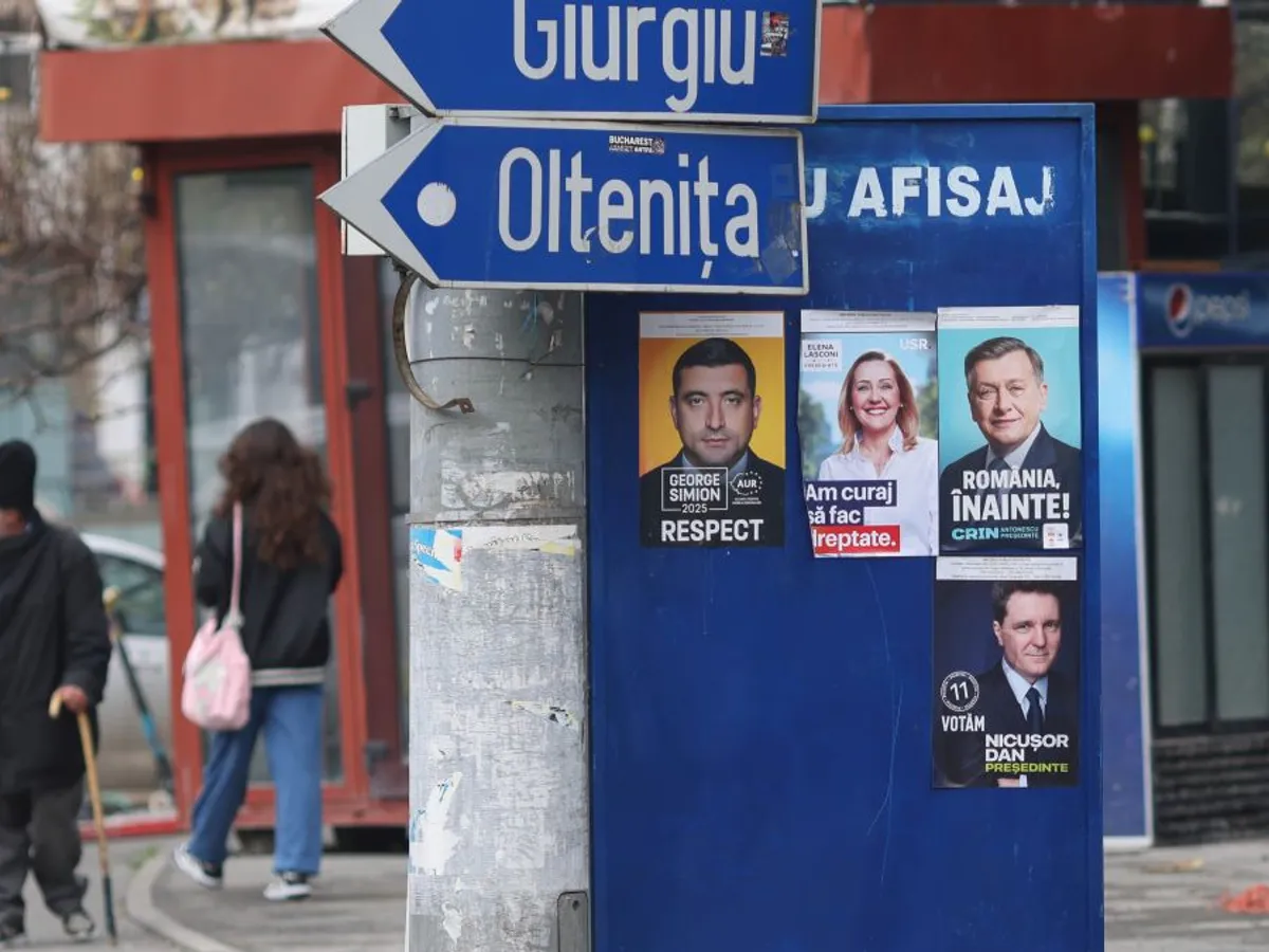 Panotaj electoral pentru alegerile prezidenţiale - Foto: INQUAM PHOTOS/George Călin