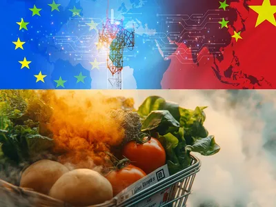 China strânge relațiile cu UE. Vor acces la piața alimentară după "taifunul" de taxe impus de Trump - Foto: Profimedia images