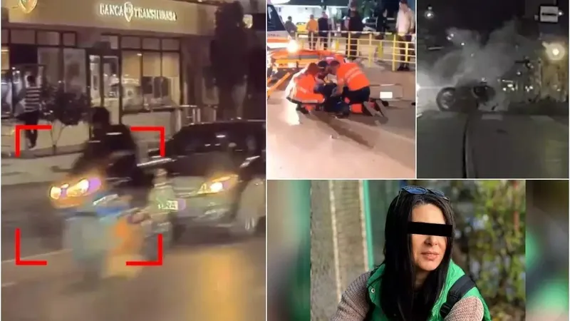 Avocata care a vânat un motociclist pe șosea a scăpat de arest. Cercetată de tentativă de omor - Foto: Observator