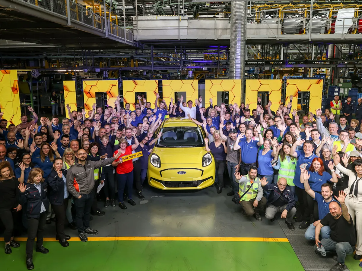 Moment istoric, la uzina Ford Craiova. A fost produs modelul Puma cu numărul 1.000.000 - Foto: Ford