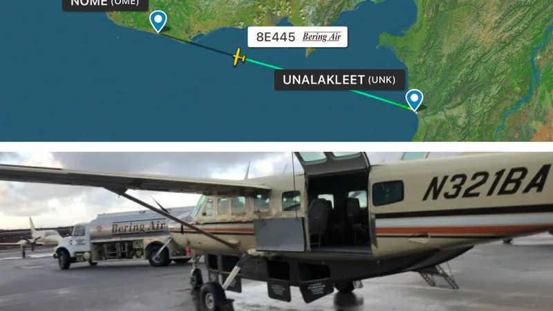 Un avion de pasageri care transporta 10 persoane a dispărut subit în aer în Alaska - FOTO: X - Captura foto