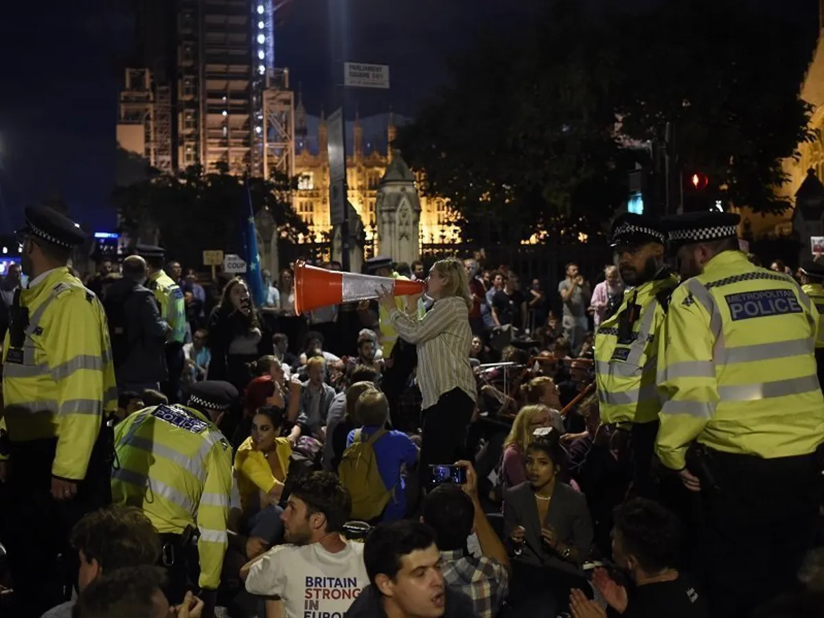 „Opriți lovitura de stat!” au strigat protestatarii de la Londra Foto: Gettyimages