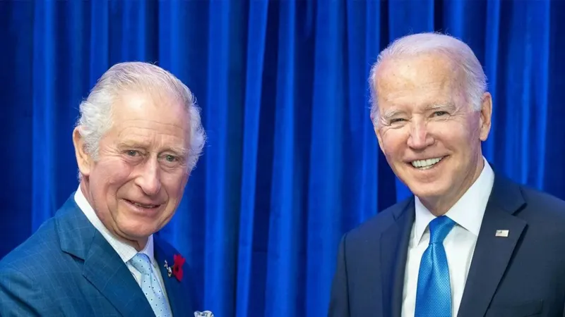 Regele Charles și Joe Biden - Foto: InfoFinanciar