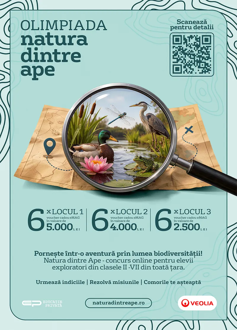 Veolia Rom&acirc;nia lansează ediția 2026 a Olimpiadei &bdquo;Natura dintre Ape&rdquo;