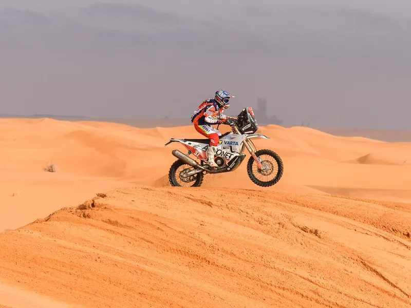 Dakar 2022, ziua 4: Mani Gyenes a urcat pe 4 la Malle Moto. Ce fac ceilalți români. / Foto: Mani Gyenes