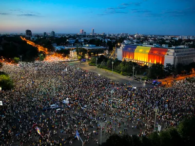 Protest Piața Victoriei - Foto: Profimedia images - Caracter ilustrativ