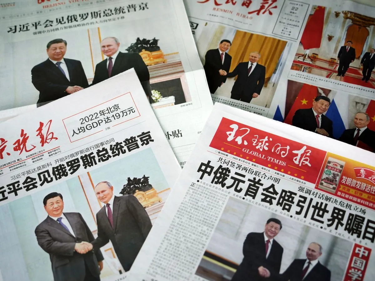 Xi Jinping s-a întâlnit cu Vladimir Putin la Moscova. - Foto: Profimedia Images