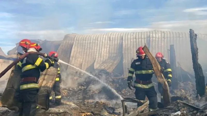 Pompierii au găsit șapte victime carbonizate Foto ISU Prahova