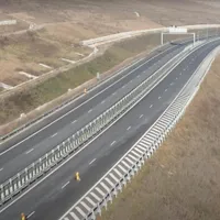 S-a rupt o bucată din banda de circulație a autostrăzii Sebeș-Turda - Foto: Facebook