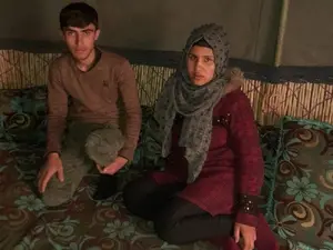 Mama și soțul ei din Siria - Foto: BBC