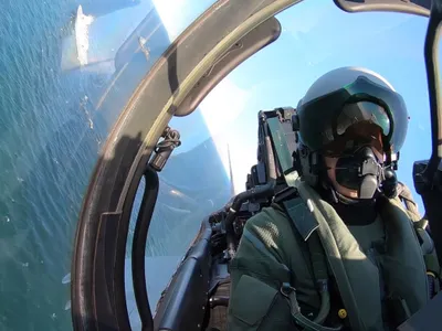 Un RAF Typhoon operând în Marea Baltică - Foto: Profimedia Images
