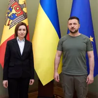 Zelenski spune că Ucraina este pregătită să ajute Republica Moldova dacă Maia Sandu îi cere ajutorul - FOTO: Profimedia Images