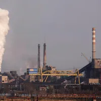 Oțelăria Azovstal din MAriupol, ultimul bastion ucrainean din oraș/ FOTO: Twitter