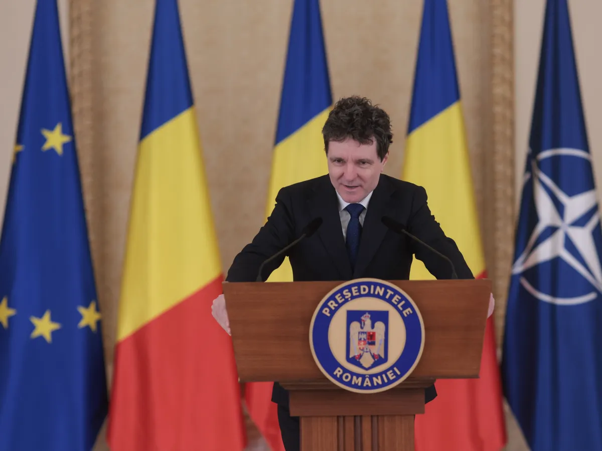 Nicușor Dan , președintele României Foto: INQUAM Photos/George Călin