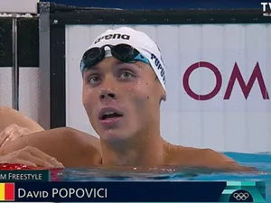 Băiatul de aur lovește din nou! David Popovici a cucerit medalia de aur în proba de 200 m liber - Foto: capturaTV(imagine cu rol ilustrativ)