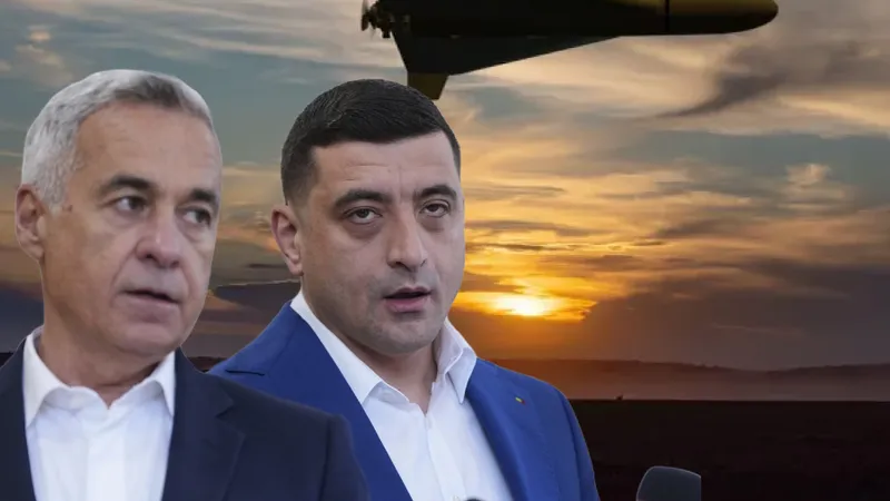 Simion și Georgescu, care vor să ieșim din NATO, votați masiv în locurile unde cad dronele lui Putin - Foto: Colaj Newsweek