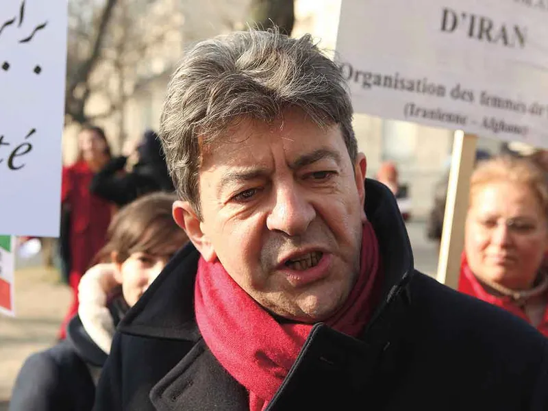 În definitiv, la stânga, Jean-Luc Mélenchon nu este cu nimic deosebit de Le Pen când vine vorba de Rusia - Foto: Profimedia Images